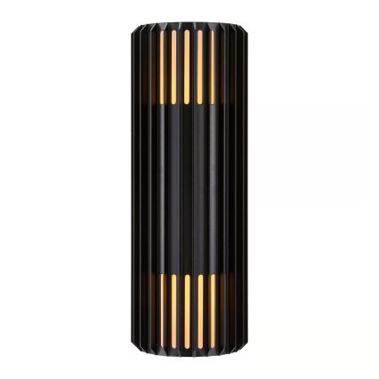 Nordlux - Iluminação de parede exterior ALUDRA 2xE27/15W/230V IP54 preto