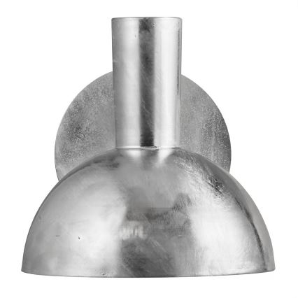 Nordlux - Iluminação de parede exterior ARKI 1xE27/20W/230V IP54 prateado