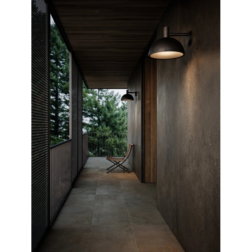 Nordlux - Iluminação de parede exterior ARKI 1xE27/20W/230V IP54 preto