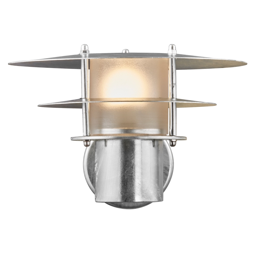 Nordlux - Iluminação de parede exterior BASTIA 1xE14/12W/230V IP54 cromado mate