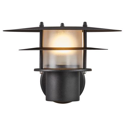 Nordlux - Iluminação de parede exterior BASTIA 1xE14/12W/230V IP54 preto