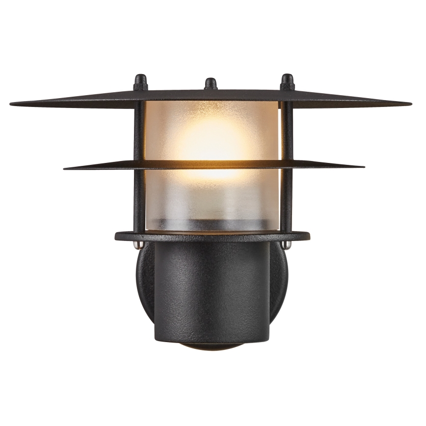 Nordlux - Iluminação de parede exterior BASTIA 1xE14/12W/230V IP54 preto