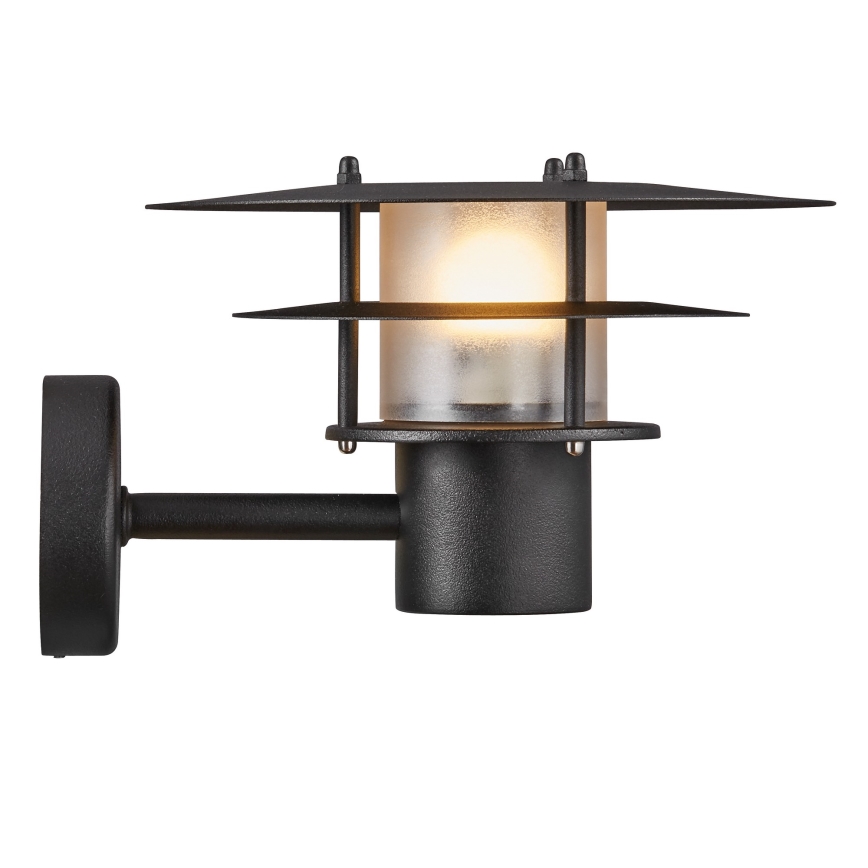 Nordlux - Iluminação de parede exterior BASTIA 1xE14/12W/230V IP54 preto
