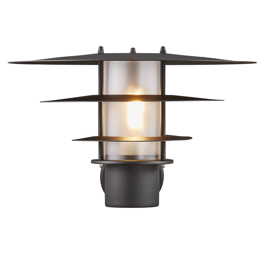Nordlux - Iluminação de parede exterior BASTIA 1xE27/20W/230V IP54 preto