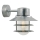 Nordlux - Iluminação de parede exterior BLOKHUS 1xE27/60W/230V IP54 prateado