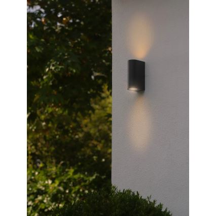 Nordlux - Iluminação de parede exterior DION 2xGU10/25W/230V IP44 preto