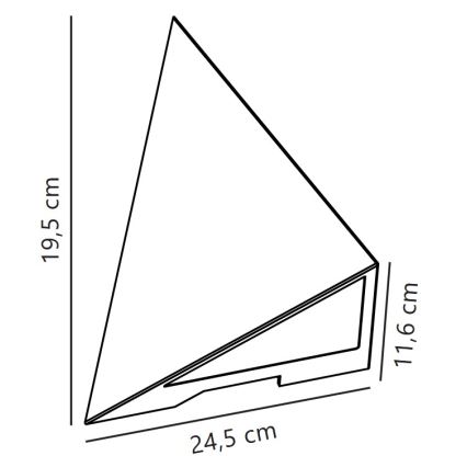 Nordlux - Iluminação de parede exterior KONIT 1xGU10/10W/230V IP44