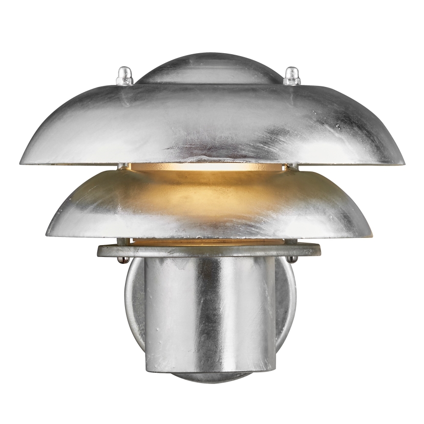 Nordlux - Iluminação de parede exterior KURNOS 1xE14/12W/230V IP54 cromado mate