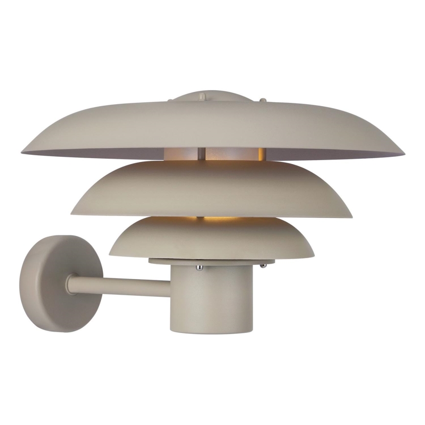 Nordlux - Iluminação de parede exterior KURNOS 1xE27/20W/230V IP54 bege