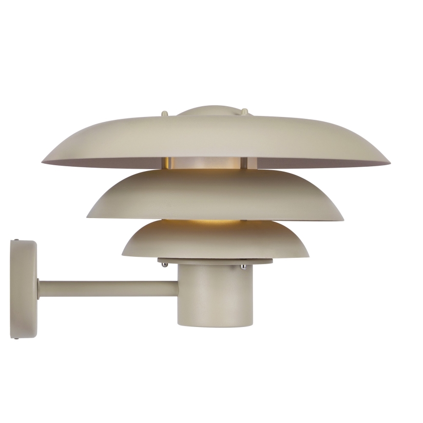 Nordlux - Iluminação de parede exterior KURNOS 1xE27/20W/230V IP54 bege