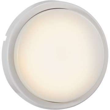 Nordlux - Iluminação de parede exterior LED CUBA LED/6,5W/230V IP54 diâmetro 17,5 cm branco