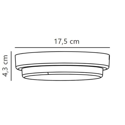 Nordlux - Iluminação de parede exterior LED CUBA LED/6,5W/230V IP54 diâmetro 17,5 cm branco
