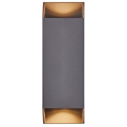 Nordlux - Iluminação de parede exterior NICO 2xGU10/25W/230V IP54 antracite