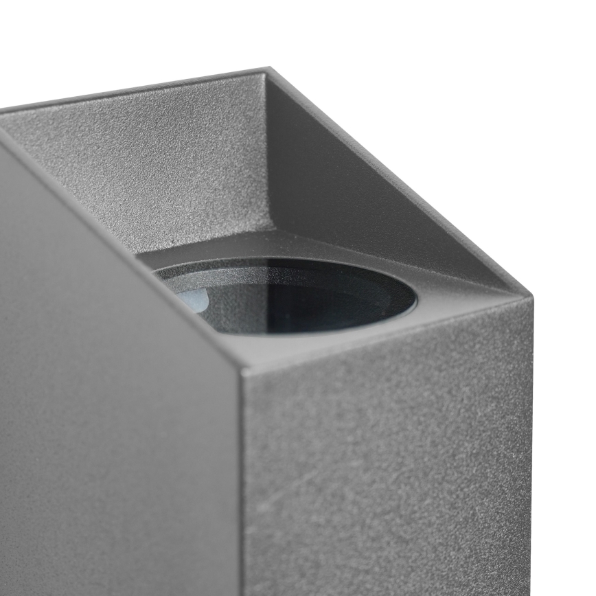Nordlux - Iluminação de parede exterior NICO 2xGU10/25W/230V IP54 antracite
