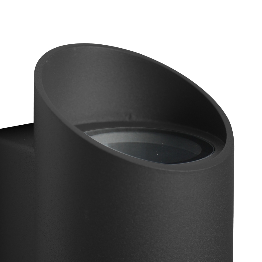 Nordlux - Iluminação de parede exterior NICO 2xGU10/25W/230V IP54 preto