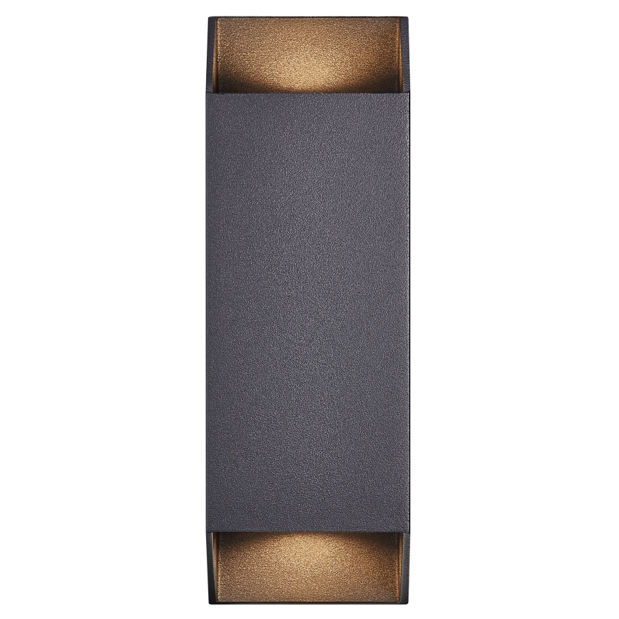 Nordlux - Iluminação de parede exterior NICO 2xGU10/25W/230V IP54 preto