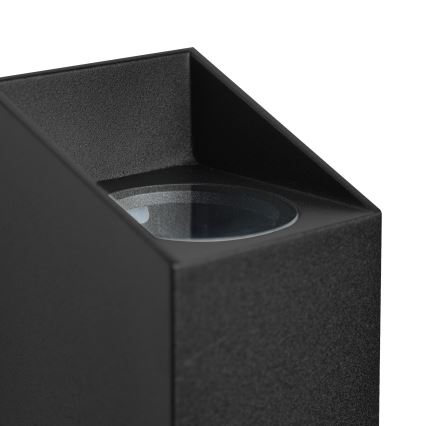 Nordlux - Iluminação de parede exterior NICO 2xGU10/25W/230V IP54 preto