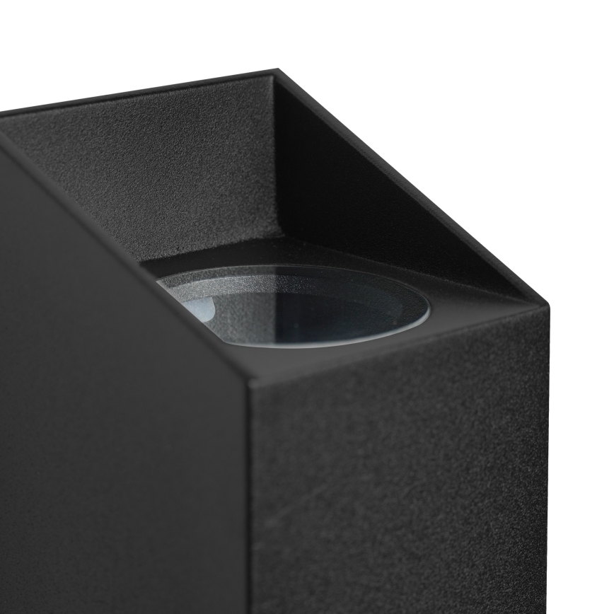 Nordlux - Iluminação de parede exterior NICO 2xGU10/25W/230V IP54 preto