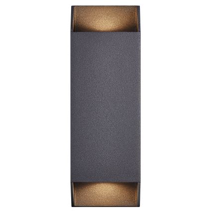 Nordlux - Iluminação de parede exterior NICO 2xGU10/35W/230V IP54 preto