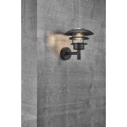 Nordlux - Iluminação de parede exterior NOIR 1xE27/60W/230V IP44