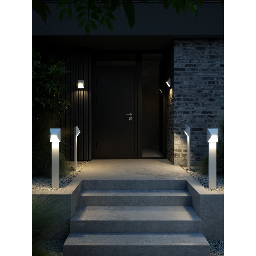 Nordlux - Iluminação de parede exterior PONTIO 1xGU10/25W/230V branco