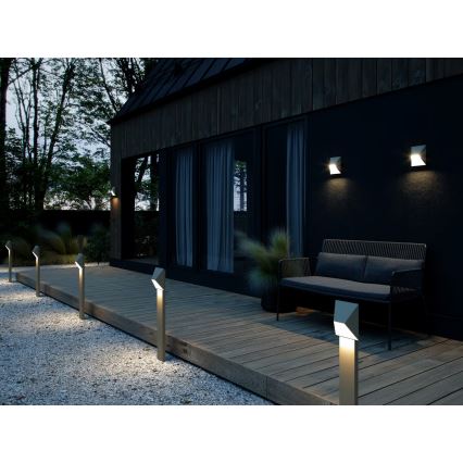 Nordlux - Iluminação de parede exterior PONTIO 1xGU10/25W/230V creme