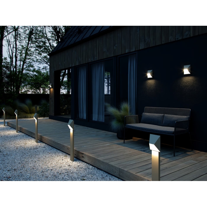 Nordlux - Iluminação de parede exterior PONTIO 1xGU10/25W/230V creme