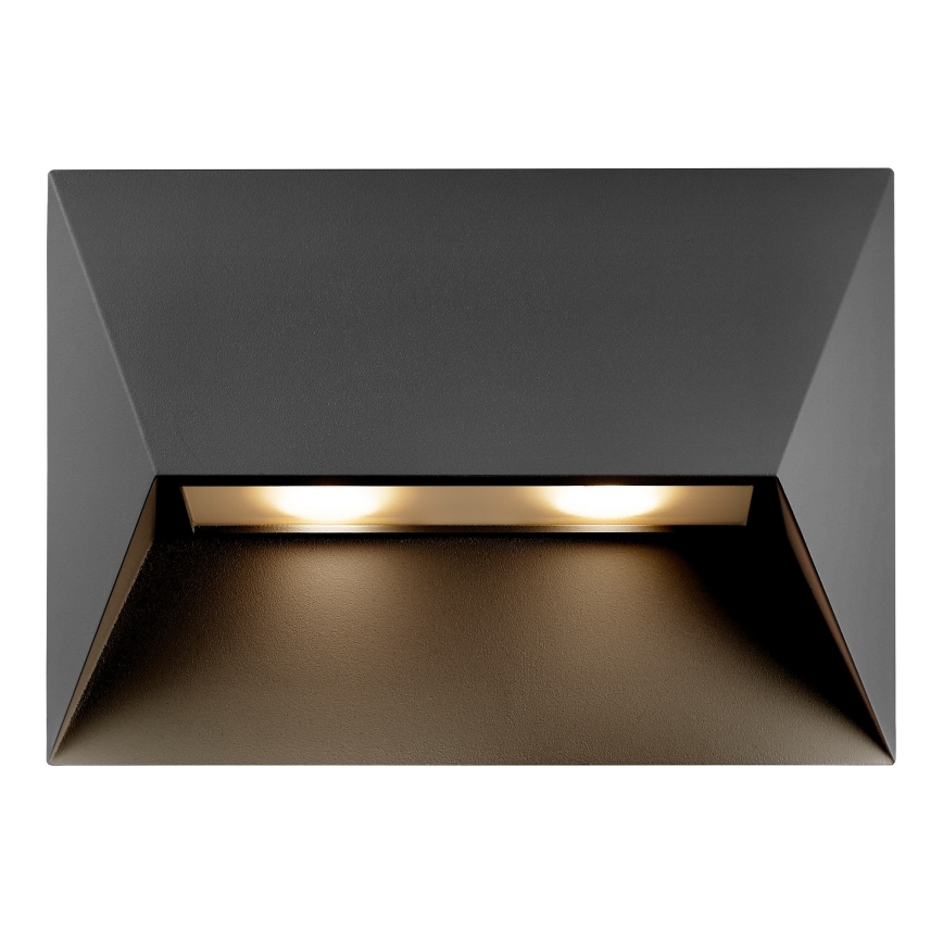 Nordlux - Iluminação de parede exterior PONTIO 2xGU10/25W/230V IP54