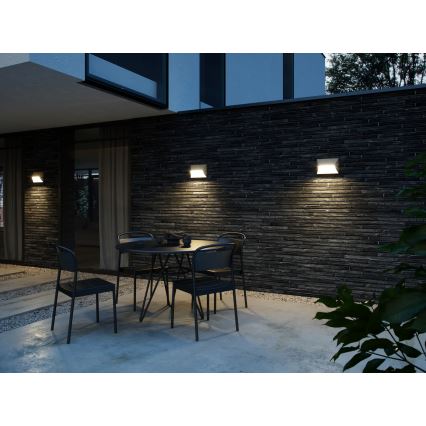 Nordlux - Iluminação de parede exterior PONTIO 2xGU10/25W/230V IP54