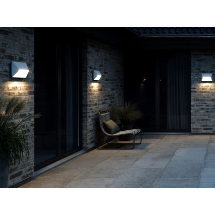Nordlux - Iluminação de parede exterior PONTIO 2xGU10/25W/230V IP54