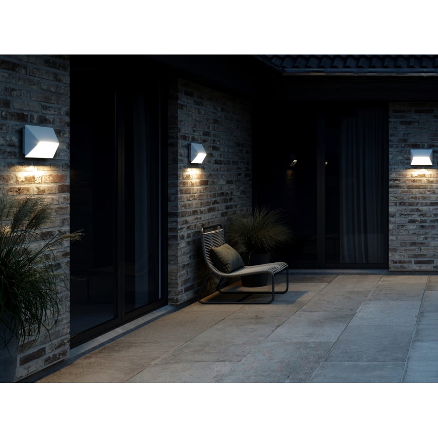 Nordlux - Iluminação de parede exterior PONTIO 2xGU10/25W/230V IP54