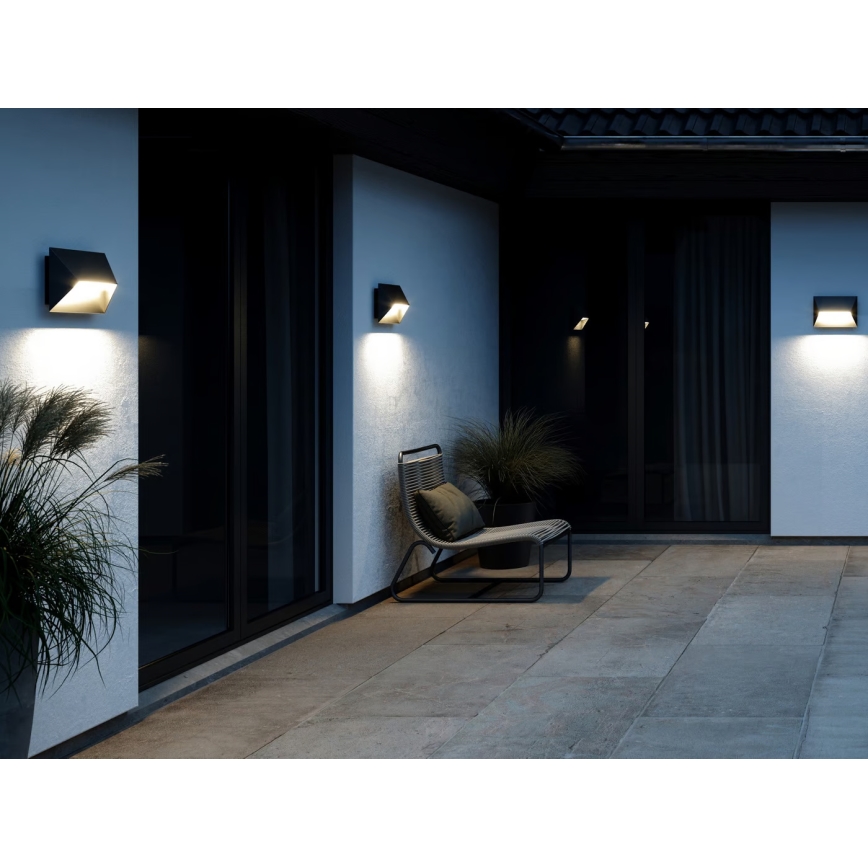 Nordlux - Iluminação de parede exterior PONTIO 2xGU10/25W/230V IP54