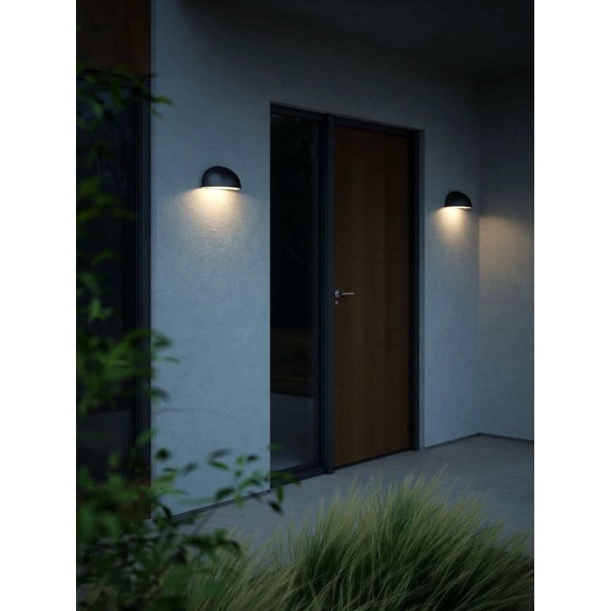 Nordlux - Iluminação de parede exterior SCORPIUS 1xE27/25W/230V IP44 preto
