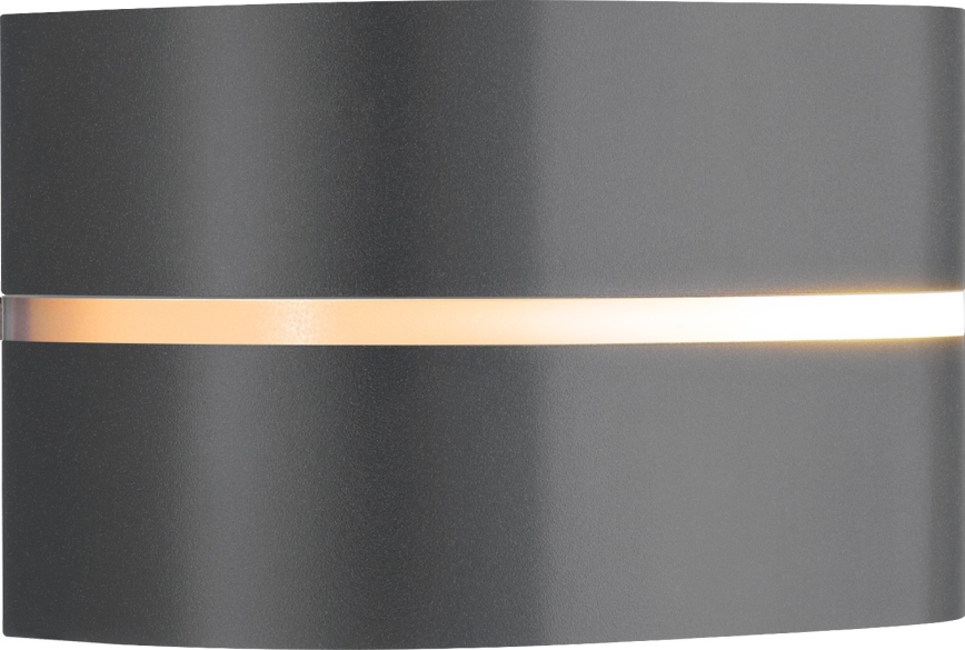 Nordlux - Iluminação de parede exterior SIBELIS 1xE27/10W/230V IP44 antracite