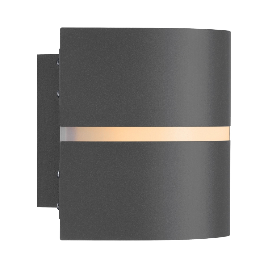 Nordlux - Iluminação de parede exterior SIBELIS 1xE27/10W/230V IP44 antracite