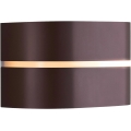 Nordlux - Iluminação de parede exterior SIBELIS 1xE27/10W/230V IP44 castanho