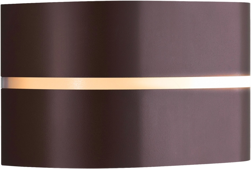 Nordlux - Iluminação de parede exterior SIBELIS 1xE27/10W/230V IP44 castanho