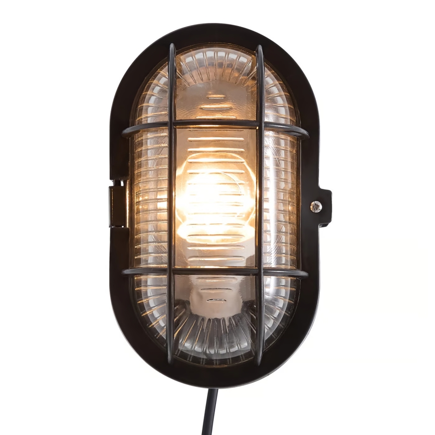 Nordlux - Iluminação de parede exterior SKOTLAMPE 1xE27/60W/230V IP44 preto