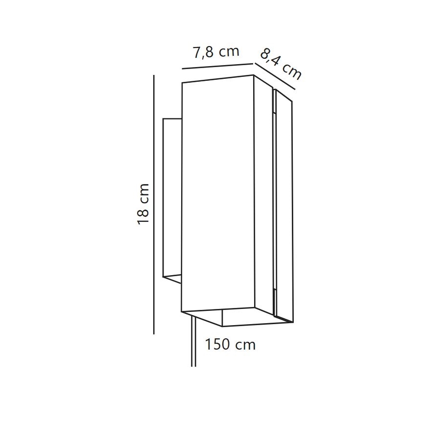 Nordlux - Iluminação de parede LED com regulação CURTIZ 2xLED/4,5W/230V branco