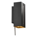 Nordlux - Iluminação de parede LED com regulação CURTIZ 2xLED/4,5W/230V preto