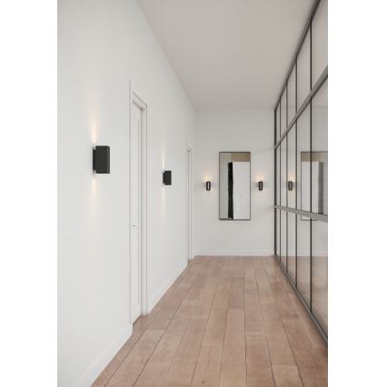 Nordlux - Iluminação de parede LED com regulação CURTIZ 2xLED/4,5W/230V preto