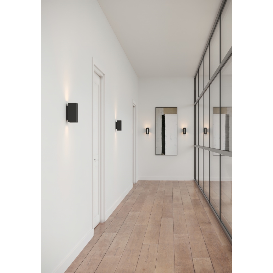 Nordlux - Iluminação de parede LED com regulação CURTIZ 2xLED/4,5W/230V preto
