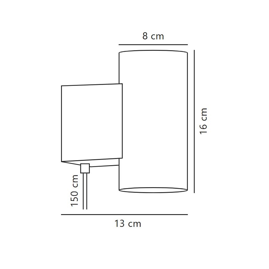 Nordlux - Iluminação de parede LED com regulação MONA LED/10W/230V CRI 90