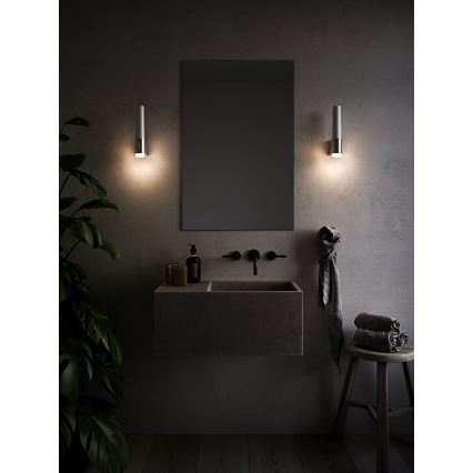 Nordlux - Iluminação de parede LED com regulação para casa de banho HELVA LED/6,8W/230V IP44 CRI 90 cromado brilhante