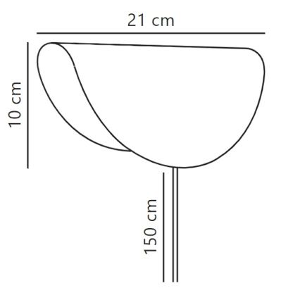 Nordlux - Iluminação de parede MODEL 1xE14/25W/230V branco