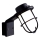 Nordlux - Iluminação de parede para casa de banho MARINA 1xG9/40W/230V IP44 preto