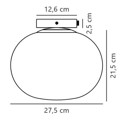 Nordlux - Iluminação de teto ALTON 1xE27/25W/230V
