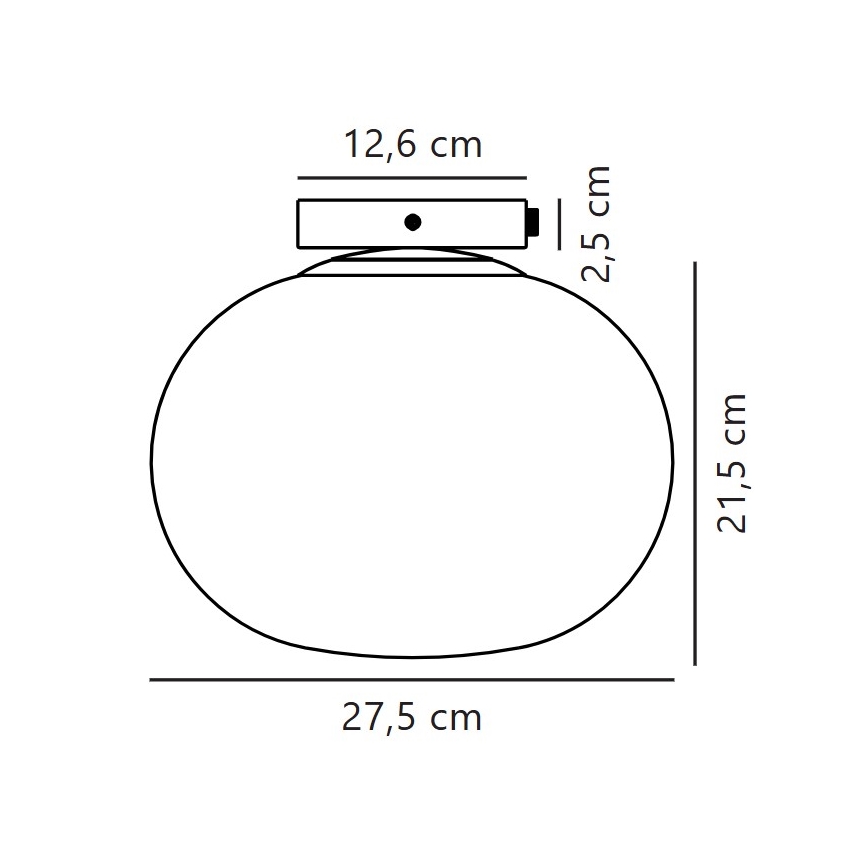 Nordlux - Iluminação de teto ALTON 1xE27/25W/230V