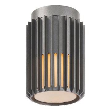 Nordlux - Iluminação de teto exterior ALUDRA 1xE27/15W/230V antracite