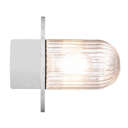Nordlux - Iluminação de teto exterior JANUKA 1xE27/60W/230V IP54 branco